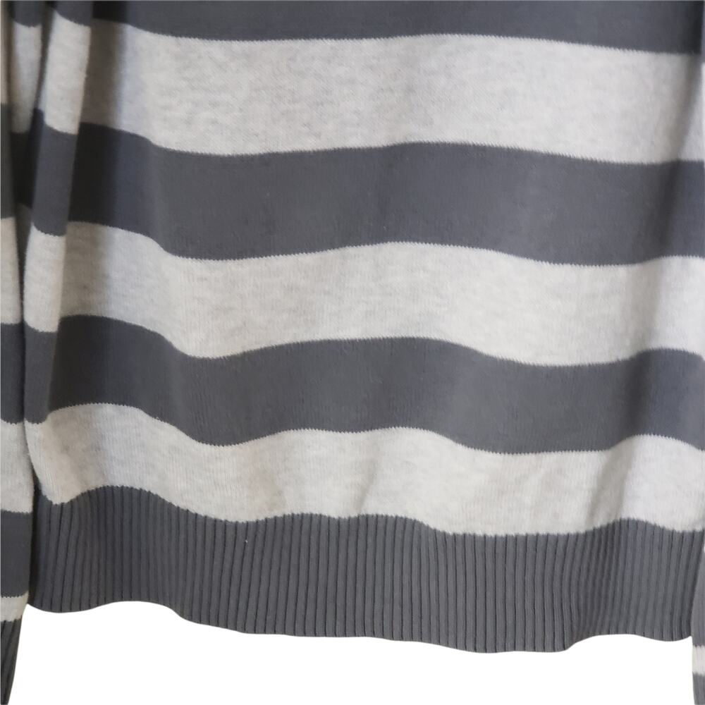 2 FOR $5 SALE Girl's Gray Striped Sweater Medium (7/8) - Picture 5 of 7